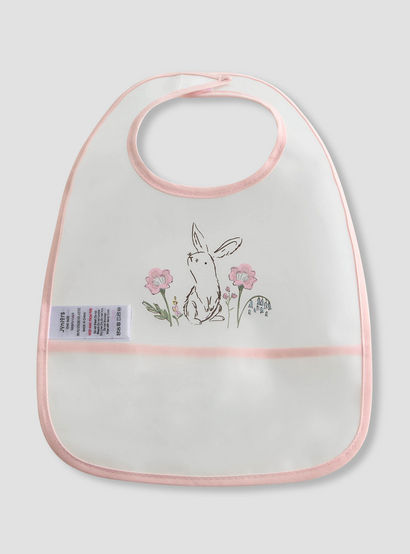 Juniors Floral Print Bib with Snap Button Closure - Set of 3-baby-feeding-bibs-image-5