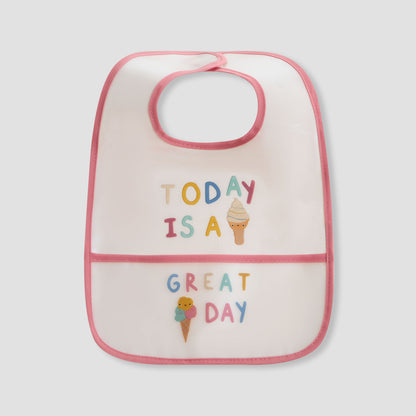 Juniors Printed Bib with Hook and Loop Closure - Set of 3
