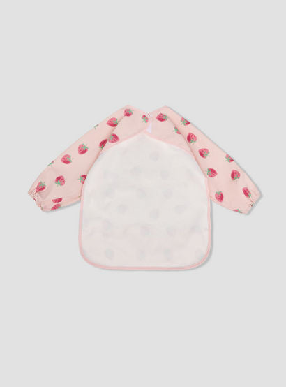 Juniors Baby Bib with Strawberry Print-baby-feeding-bibs-image-2