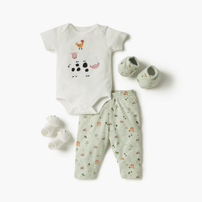 Juniors 12-Piece Elephant Print Clothing Gift Set