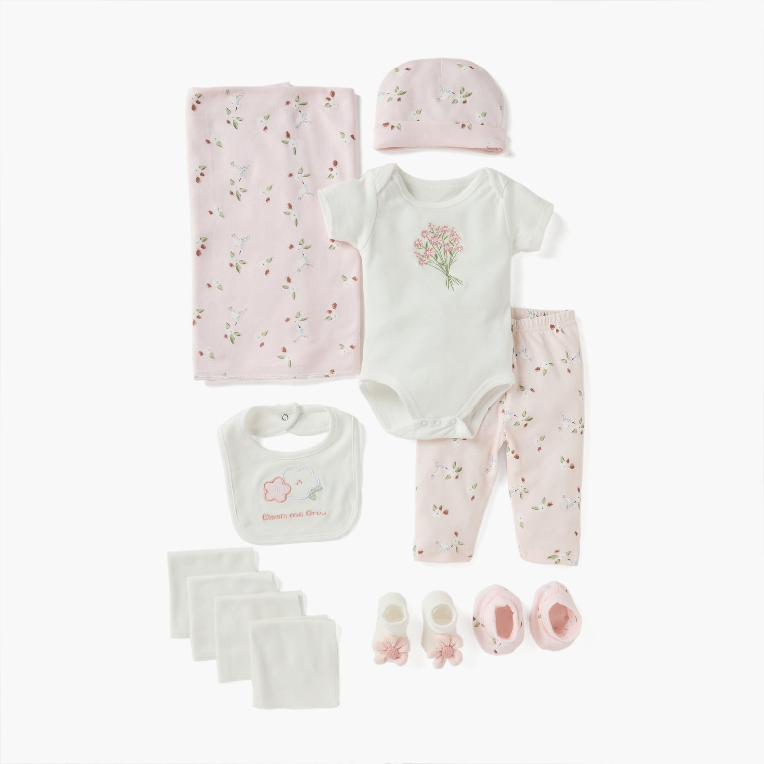 Juniors 12-Piece Floral Print Clothing Gift Set