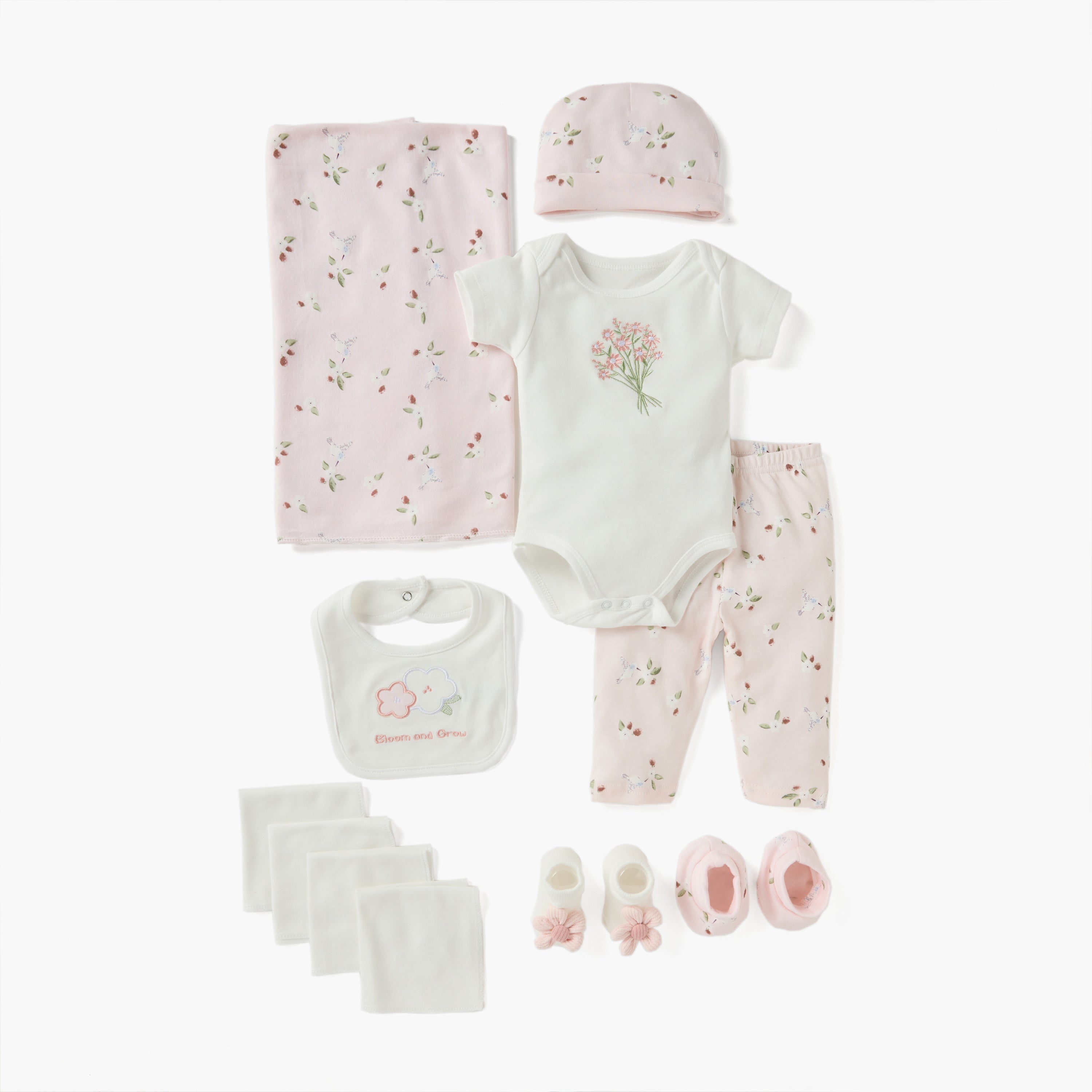 Juniors 12-Piece Floral Print Clothing Gift Set