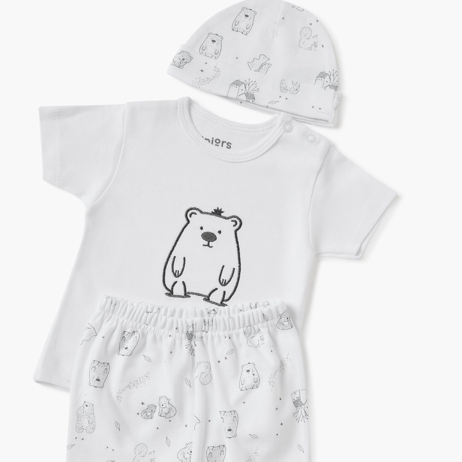 Juniors Bear Print 8-Piece Clothing Gift Set
