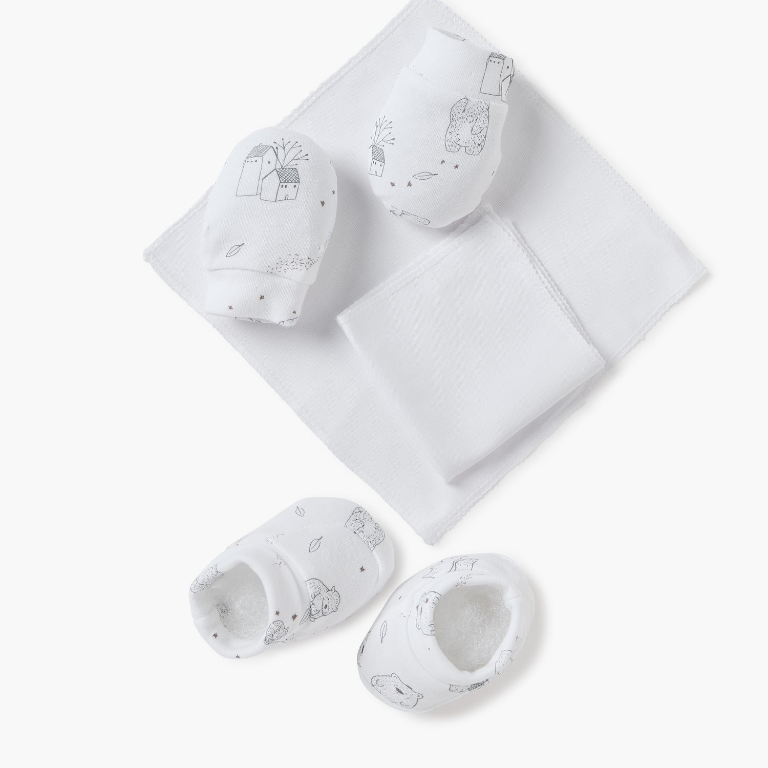 Juniors Bear Print 8-Piece Clothing Gift Set