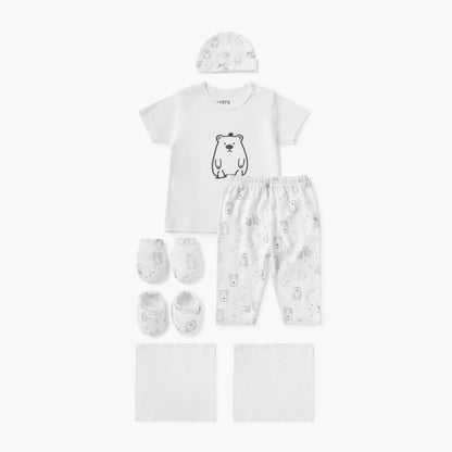 Juniors Bear Print 8-Piece Clothing Gift Set
