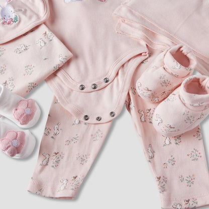 Set of 12 Juniors Clothing Gift Set with Bunny Print