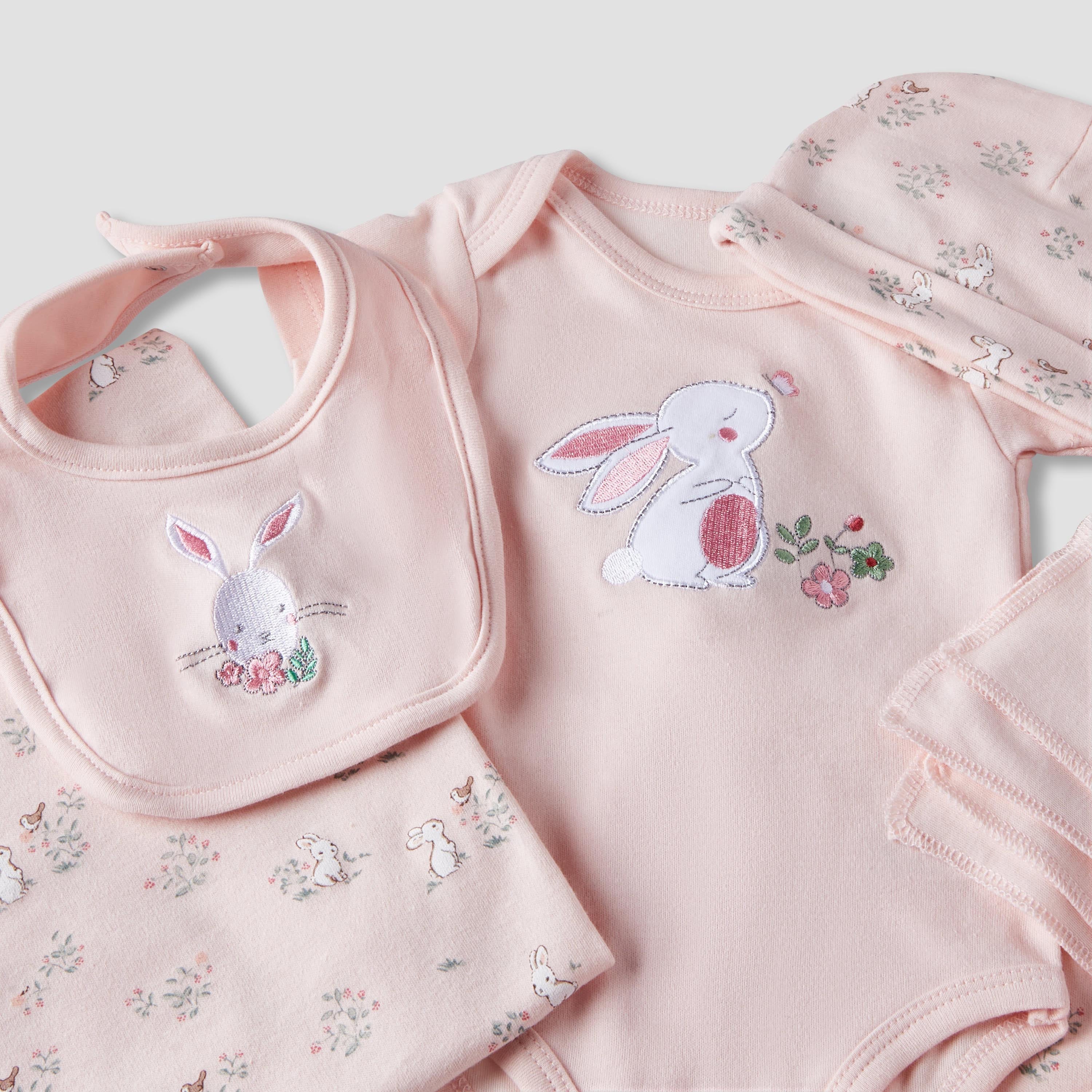 Set of 12 Juniors Clothing Gift Set with Bunny Print