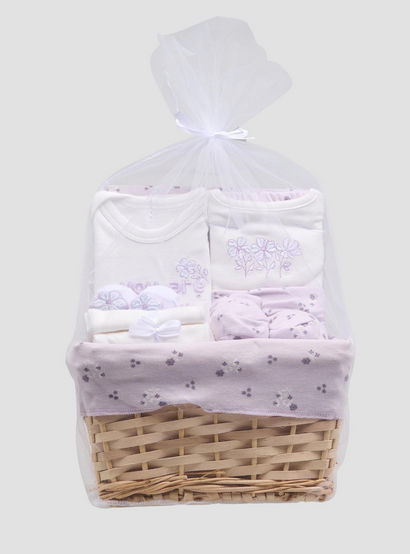 Set of 12 Juniors Clothing Gift Set with Floral Print-baby-girls-clothing-setsandcoords-image-1