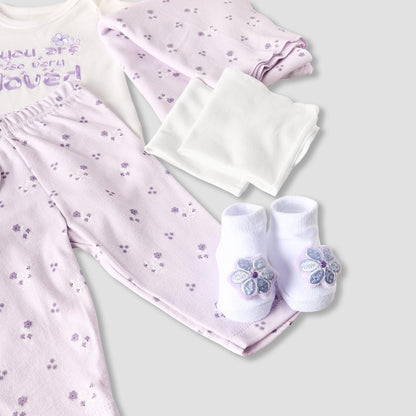 Set of 12 Juniors Clothing Gift Set with Floral Print