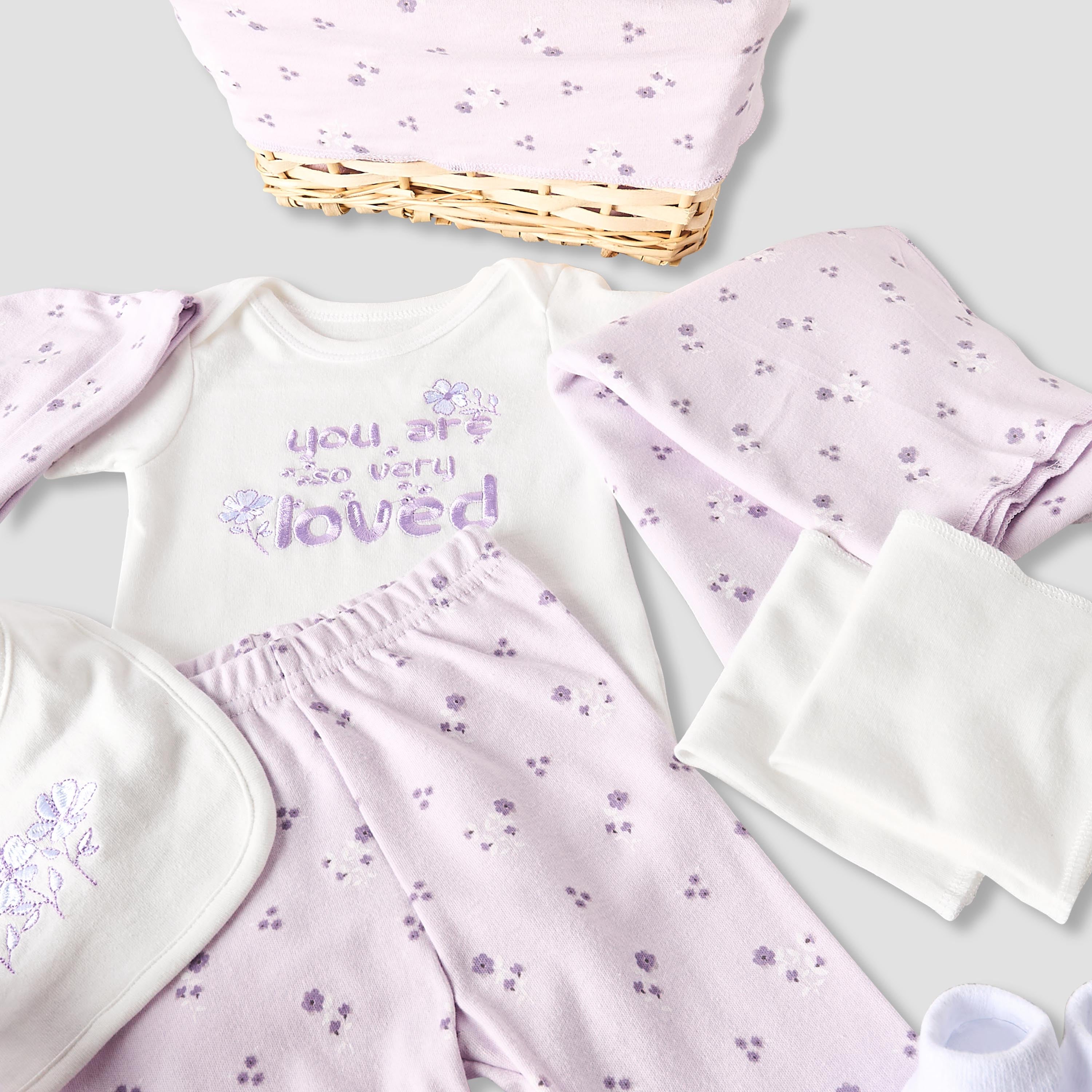 Set of 12 Juniors Clothing Gift Set with Floral Print