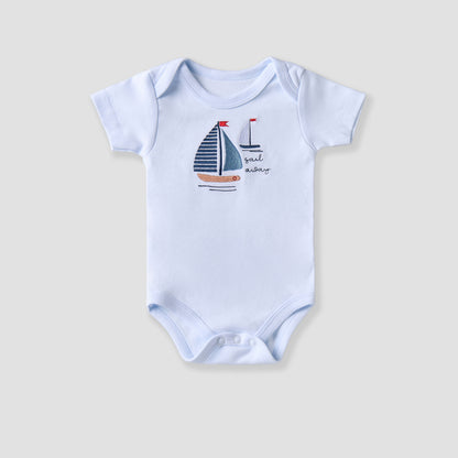 Set of 12 Juniors Clothing Gift Set with Sailboat Print