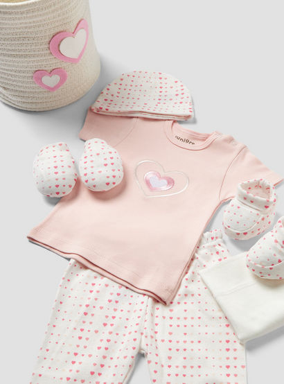 Set of 8 Juniors Clothing Gift Set with Heart Print-baby-girls-clothing-setsandcoords-image-8