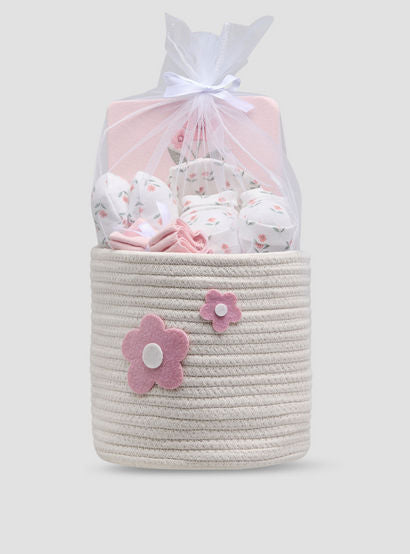 Set of 8 Juniors Clothing Gift Set with Floral Print-baby-girls-clothing-setsandcoords-image-1