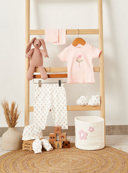 Set of 8 Juniors Clothing Gift Set with Floral Print-baby-girls-clothing-setsandcoords-image-12