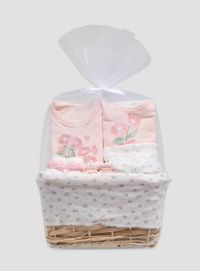 Set of 11 Juniors Clothing Gift Set with Floral Print-baby-girls-clothing-setsandcoords-image-1