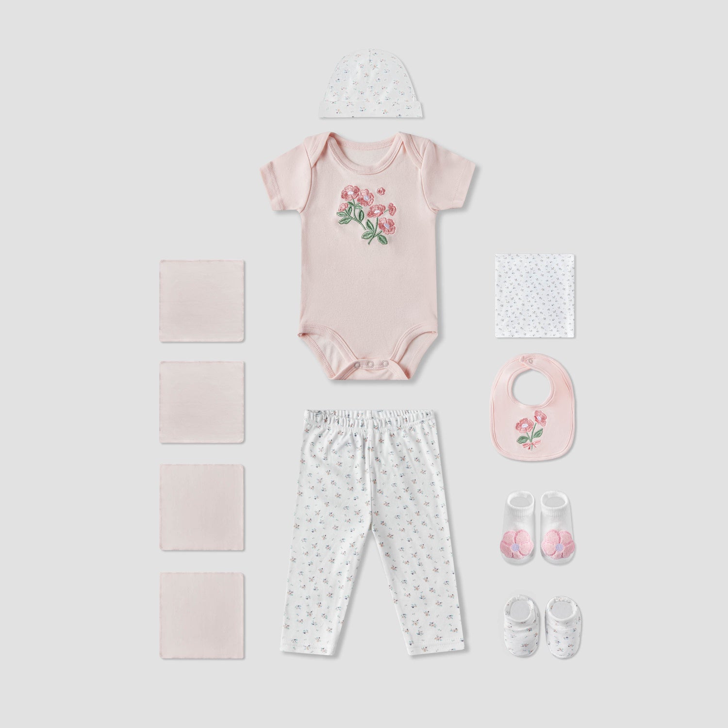 Set of 11 Juniors Clothing Gift Set with Floral Print
