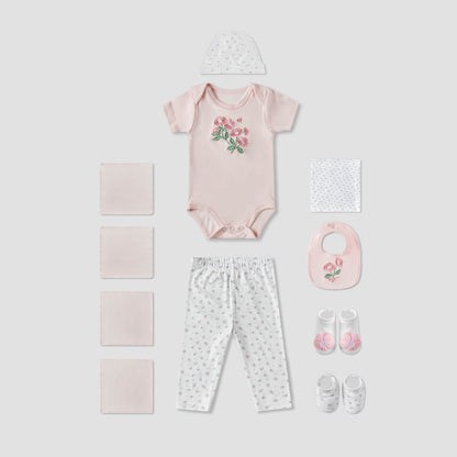 Set of 11 Juniors Clothing Gift Set with Floral Print