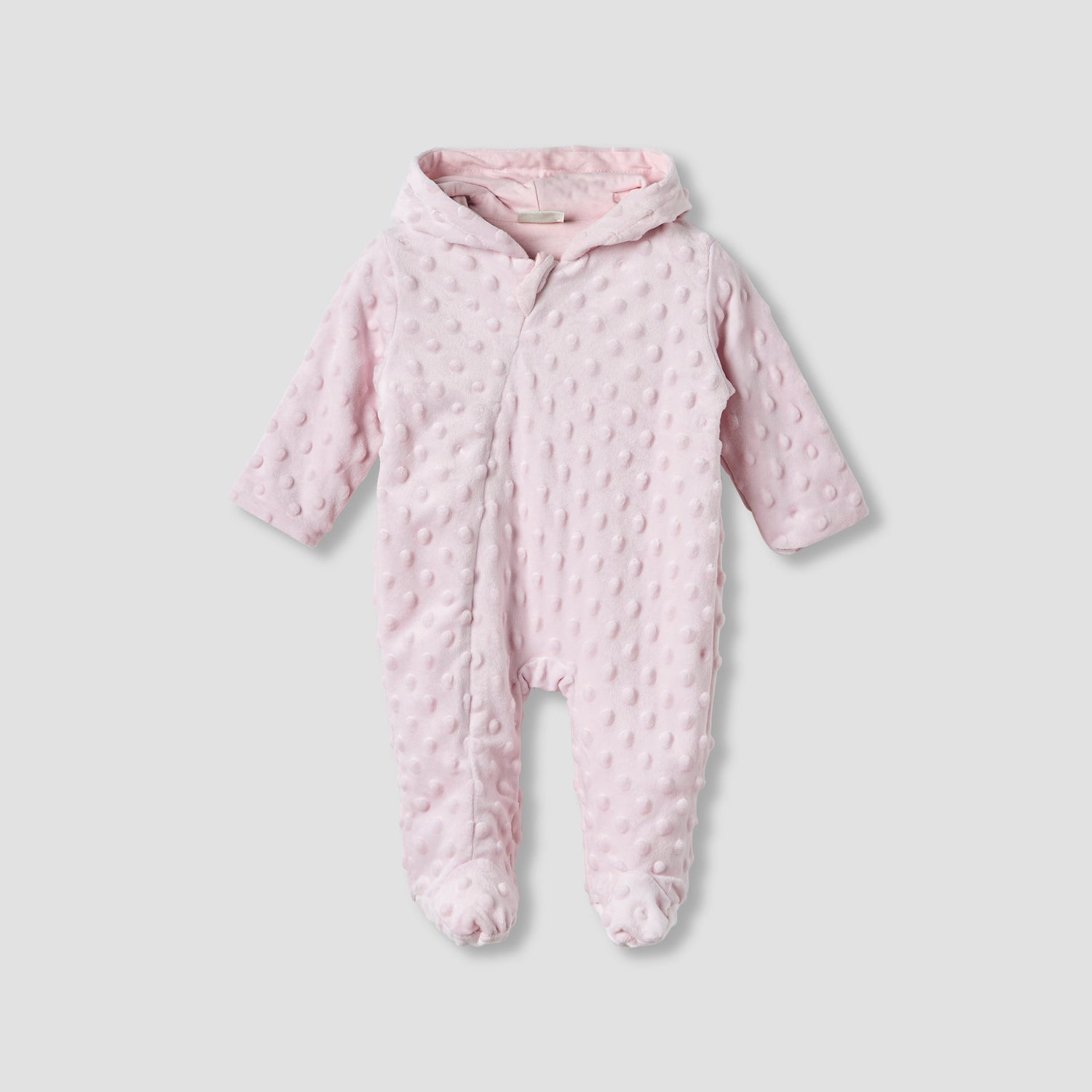 Juniors Hooded Sleepsuit with Closed Feet - Polyester - Long Sleeves