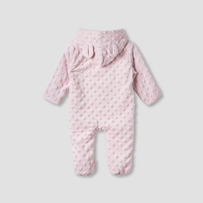 Juniors Hooded Sleepsuit with Closed Feet - Polyester - Long Sleeves
