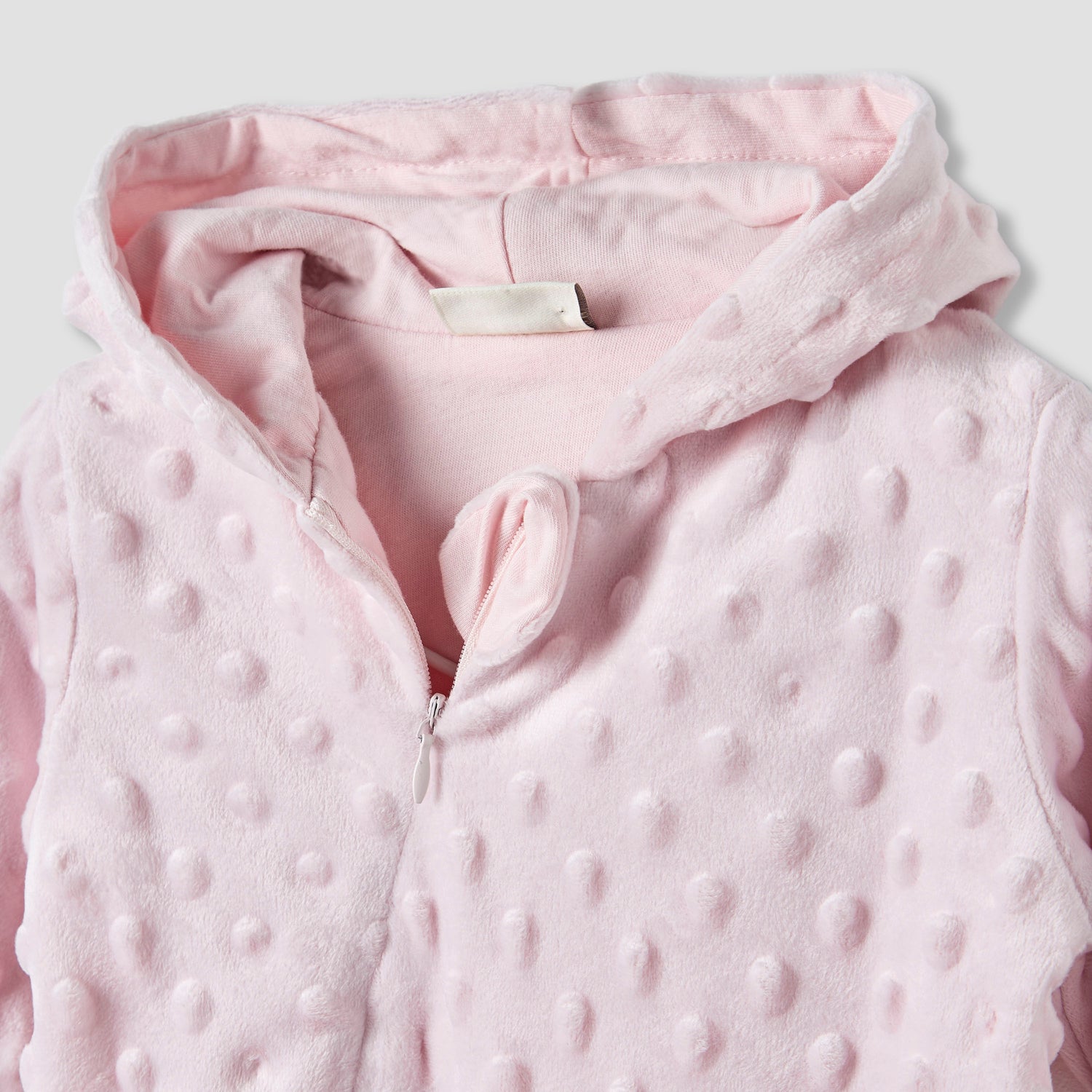 Juniors Hooded Sleepsuit with Closed Feet - Polyester - Long Sleeves