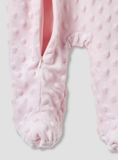 Juniors Hooded Sleepsuit with Closed Feet - Polyester - Long Sleeves-baby-girls-clothing-nightwear-sleepsuits-image-5