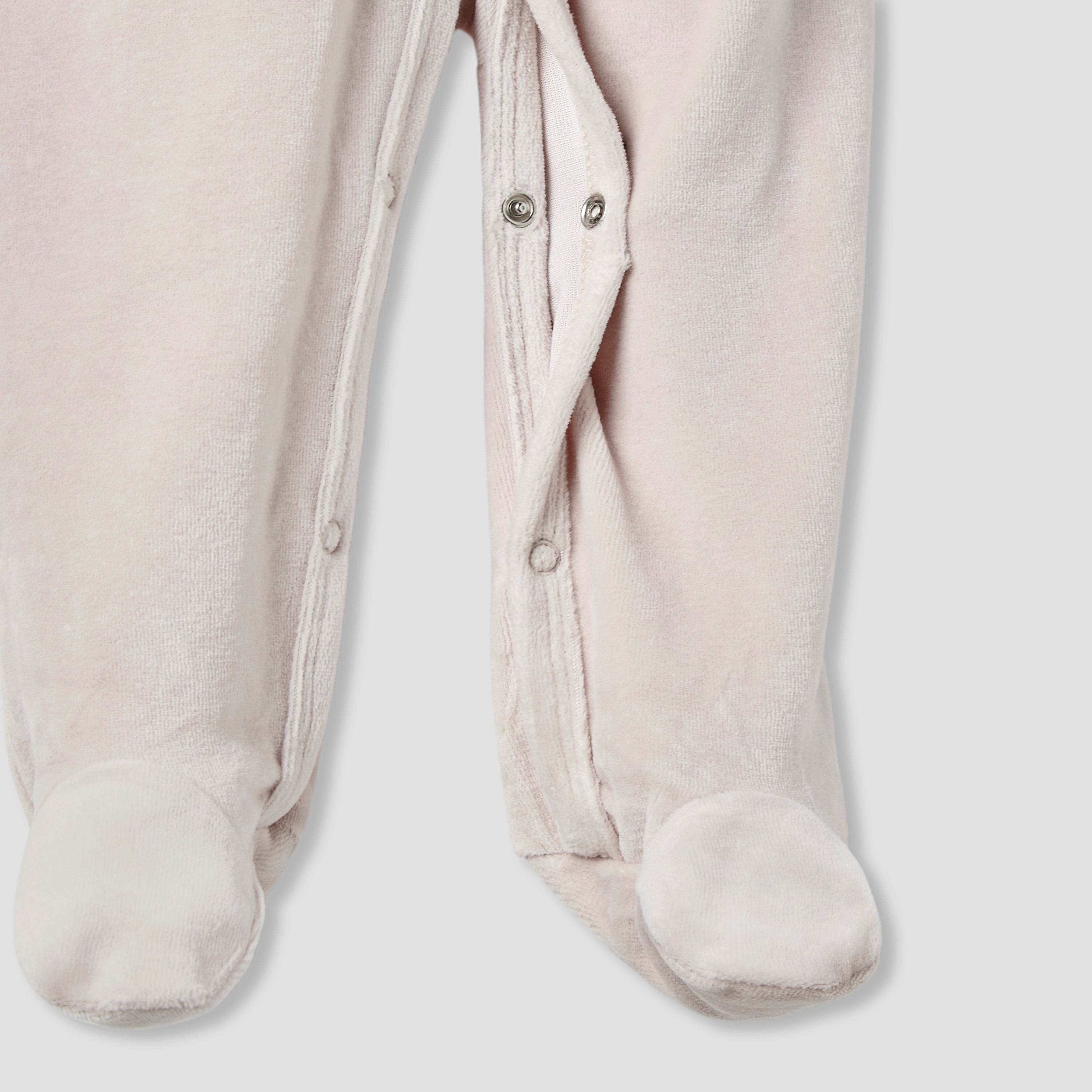 Juniors Hooded Sleepsuit with Closed Feet - Cotton Blend - Long Sleeves