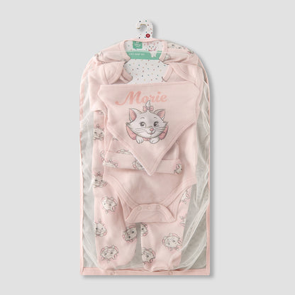 Set of 4 Disney Clothing Gift Set with Marie Print - Pink / 0-3 mths
