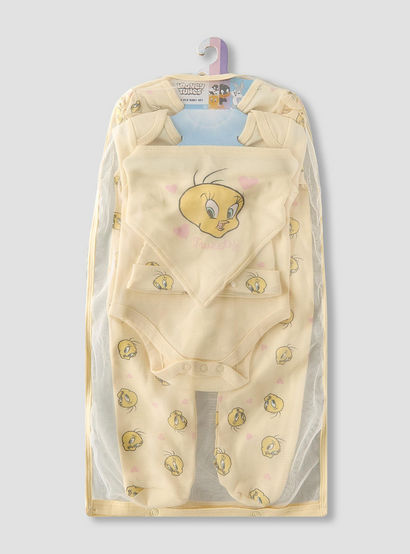 Set of 4 Disney Clothing Gift Set with Tweety Print-baby-girls-clothing-setsandcoords-image-6