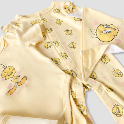 Set of 4 Disney Clothing Gift Set with Tweety Print