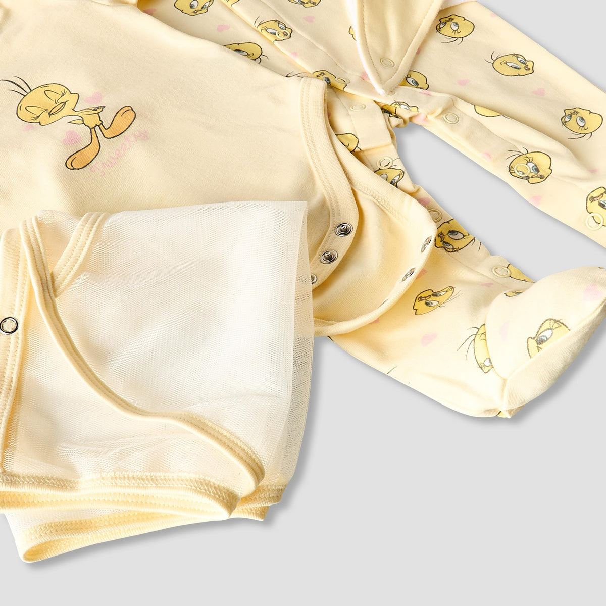 Set of 4 Disney Clothing Gift Set with Tweety Print