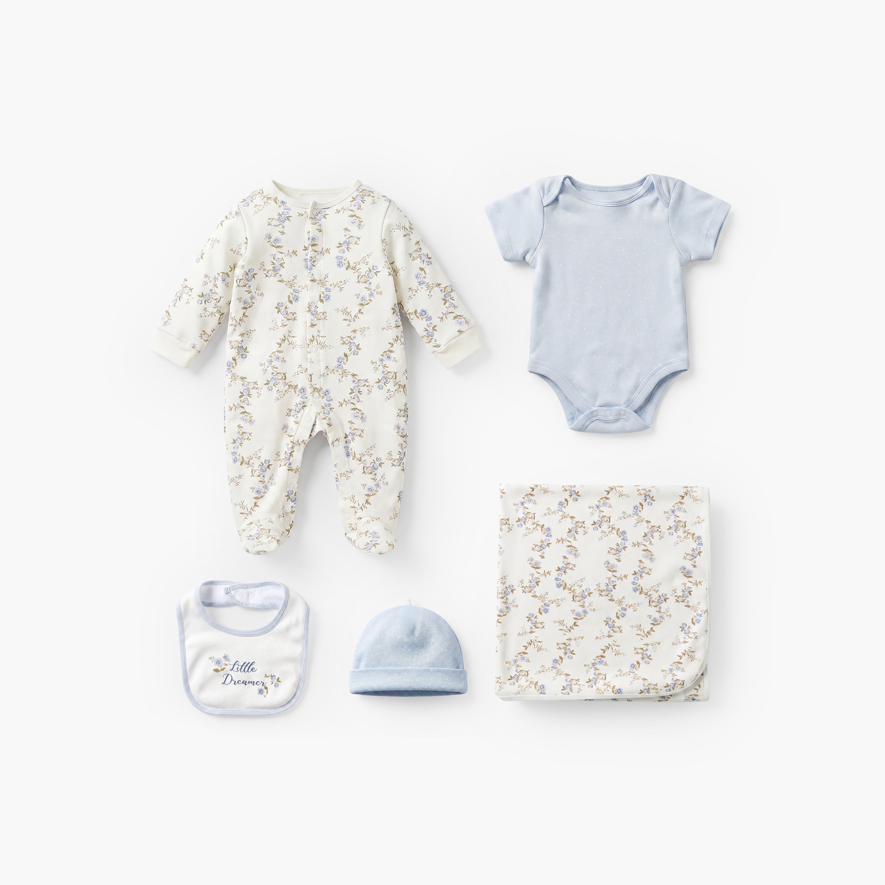 Set of 6 Juniors Clothing Gift Set with Floral Print
