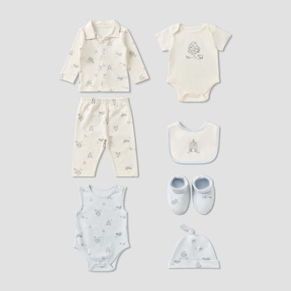 Set of 8 Juniors Clothing Gift Set with Barnyard Print