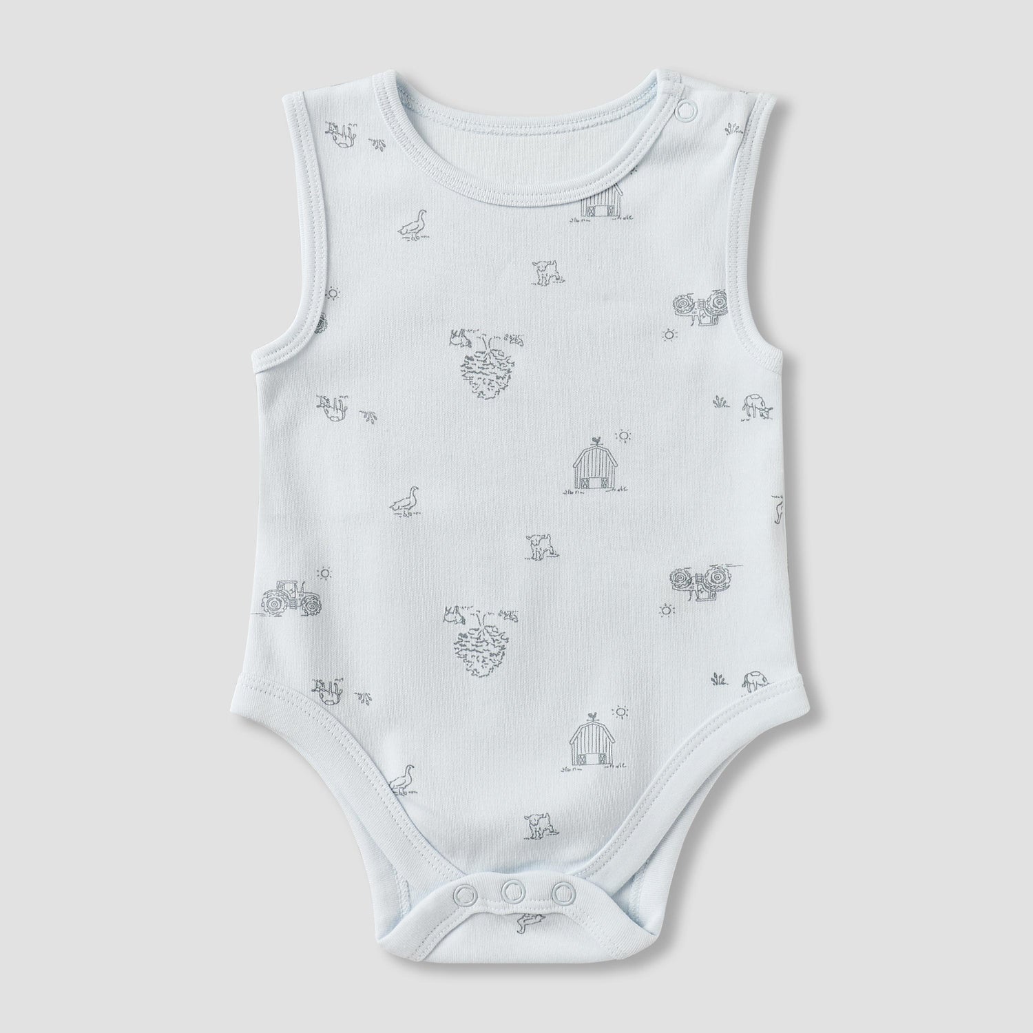 Set of 8 Juniors Clothing Gift Set with Barnyard Print