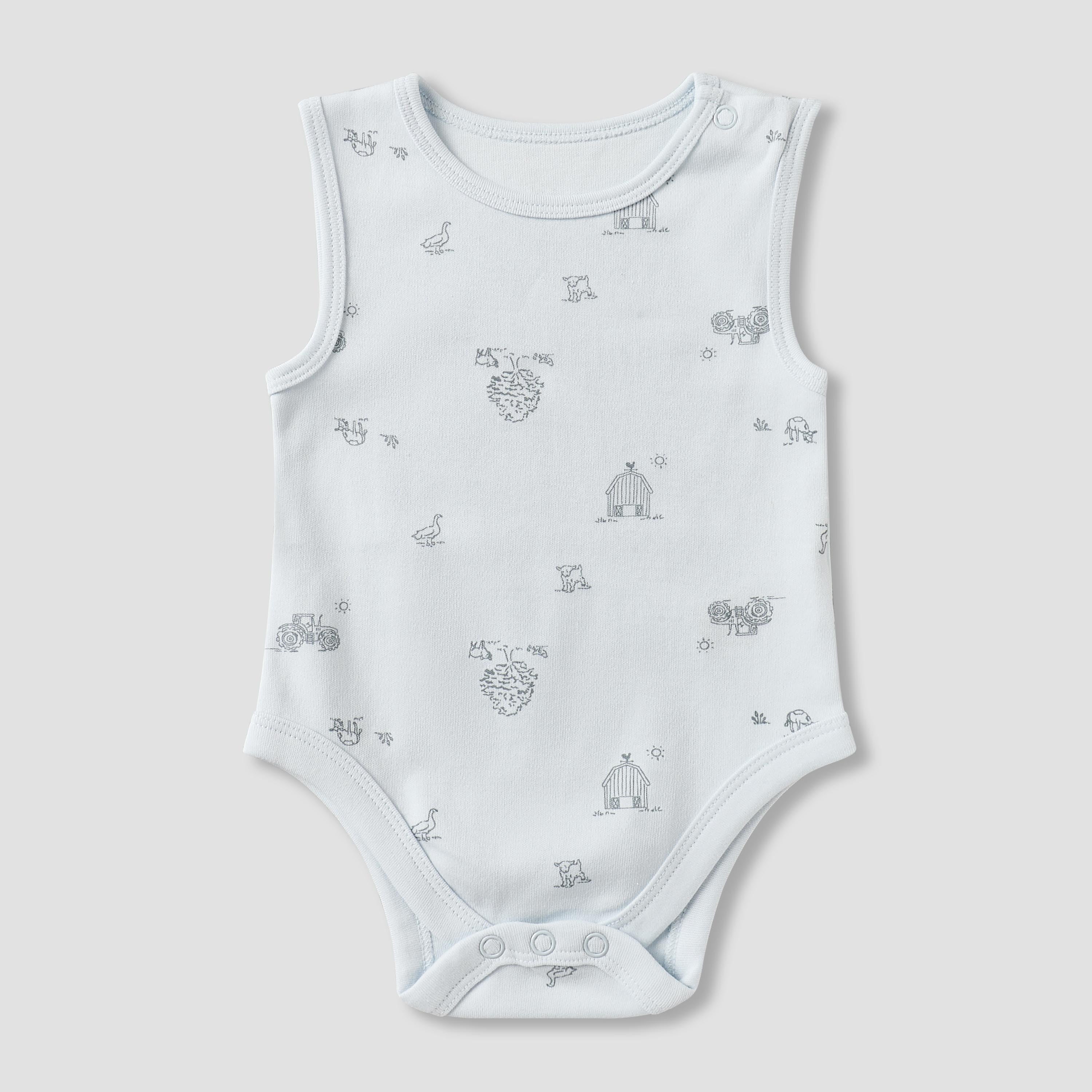 Set of 8 Juniors Clothing Gift Set with Barnyard Print