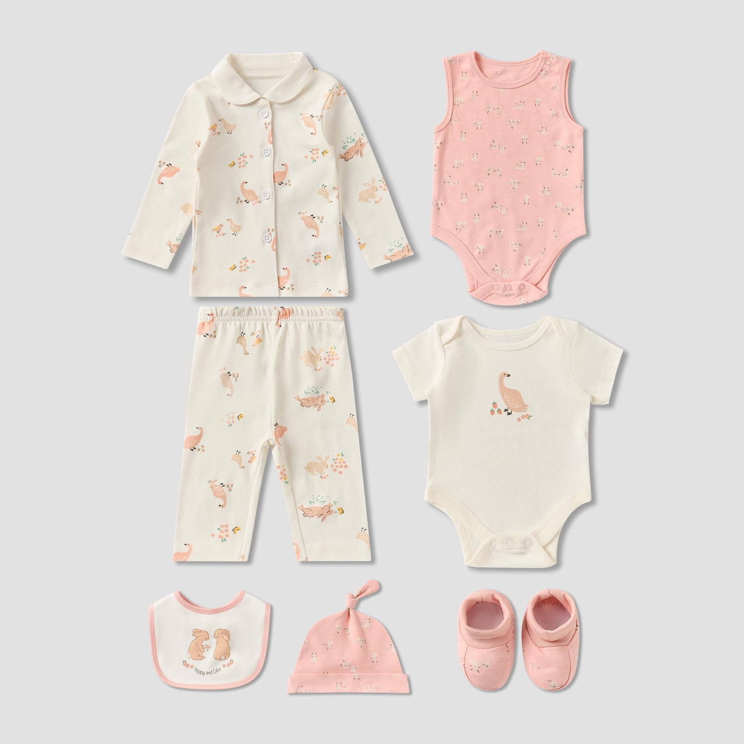 Set of 8 Juniors Clothing Gift Set with Assorted Prints