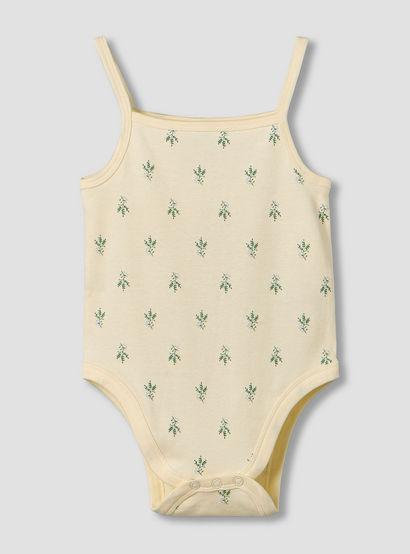 Pack of 3 Juniors Cotton Square Neck Sleeveless Bodysuit with Snap Button Closure-baby-girls-clothing-bodysuits-image-3