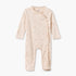 Juniors Cotton Crew Neck Long Sleeves Sleepsuit with Floral Print