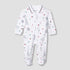 Juniors Cotton Collar Neck Long Sleeves Sleepsuit with UAE National Day Print - White / 9-12 mths