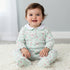 Disney Cotton Collared Long Sleeves Sleepsuit with Marie Print - Green / 9-12 mths