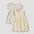 Pack of 2 Juniors Round Neck A-line Dress with Print - Multicolour / 12-18 mths