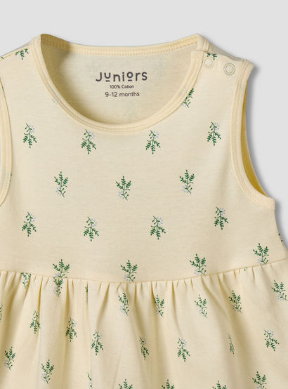 Pack of 2 Juniors Round Neck A-line Dress with Print-baby-girls-clothing-dressesandjumpsuits-image-5
