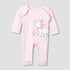 Disney Cotton Round Neck Long Sleeves Sleepsuit with Marie Print - Pink / 12-18 mths