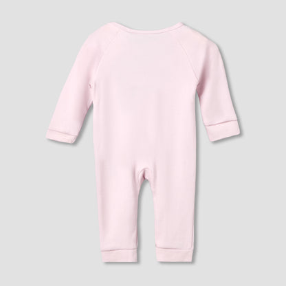 Disney Cotton Round Neck Long Sleeves Sleepsuit with Marie Print