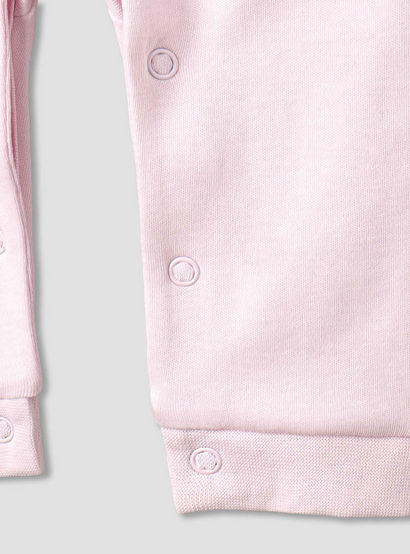 Disney Cotton Round Neck Long Sleeves Sleepsuit with Marie Print-baby-girls-clothing-nightwear-sleepsuits-image-4