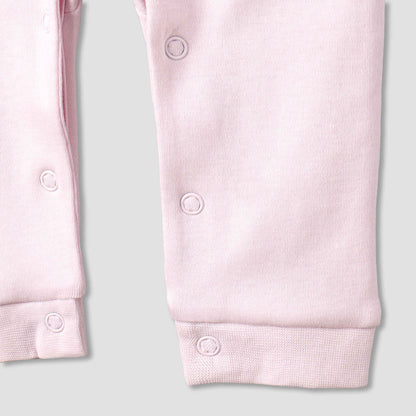 Disney Cotton Round Neck Long Sleeves Sleepsuit with Marie Print