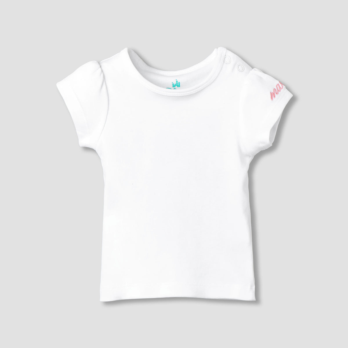 Disney Short Sleeves T-shirt and Dungaree with Marie Print