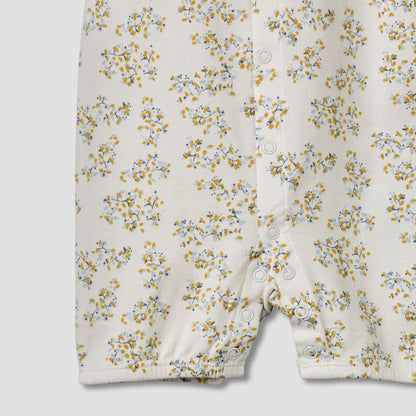 Set of 2 Juniors Cotton Round Neck Sleepsuit with Print