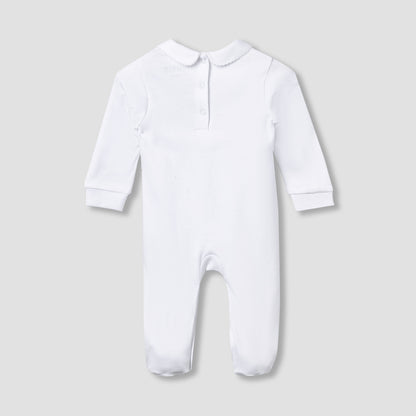 Juniors Cotton Collared Long Sleeves Sleepsuit with UAE National Day Print