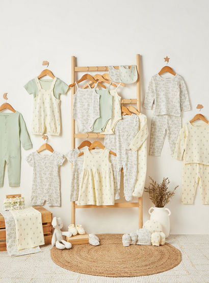 Pack of 2 Juniors Cotton Round Neck Long Sleeves Pyjama Set with Botanical Print-baby-girls-clothing-nightwear-pyjamasets-image-11