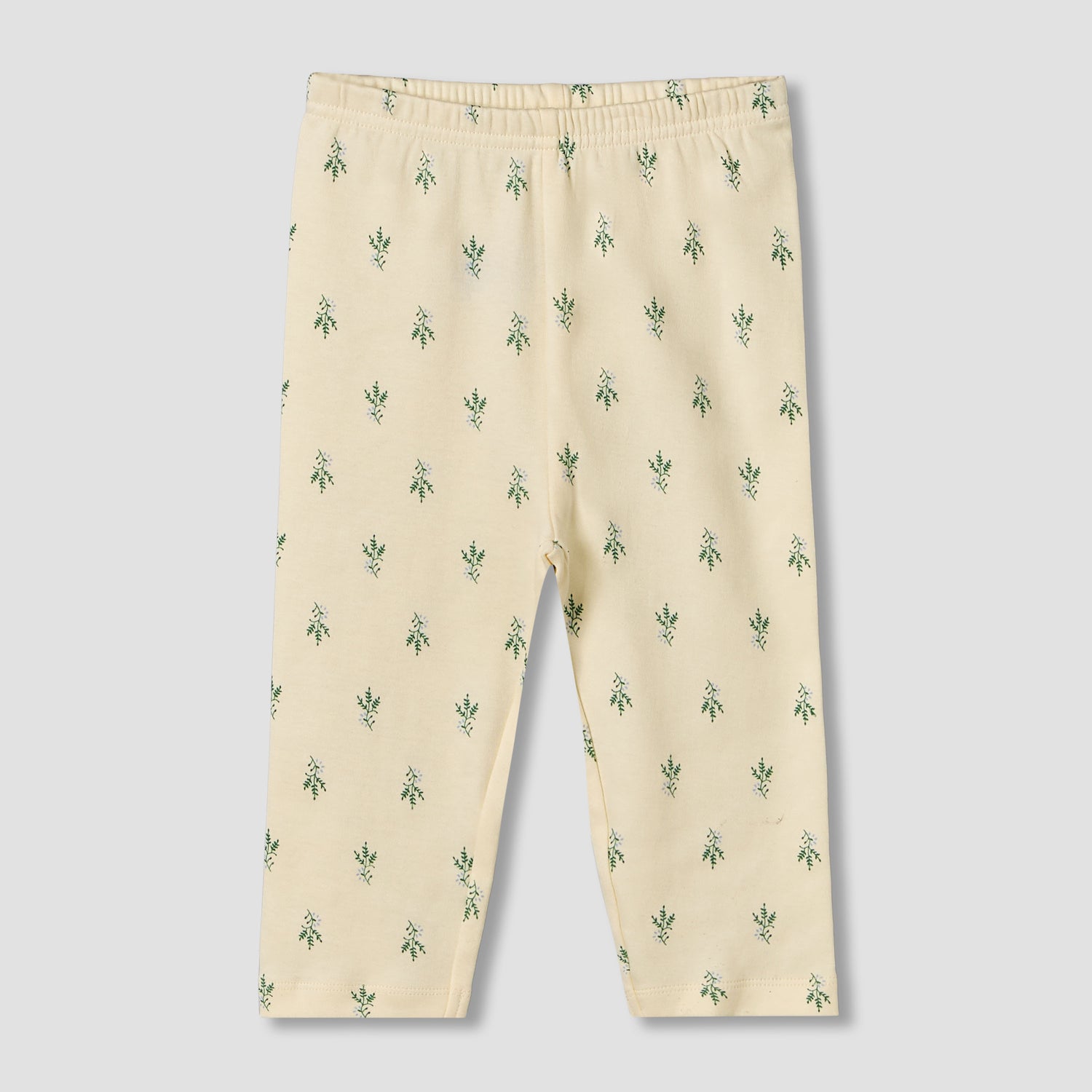 Pack of 2 Juniors Cotton Round Neck Long Sleeves Pyjama Set with Botanical Print
